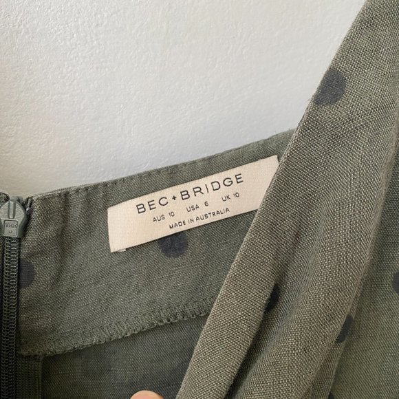 Bec + Bridge Dress Green US 6 - Picture 4 of 5